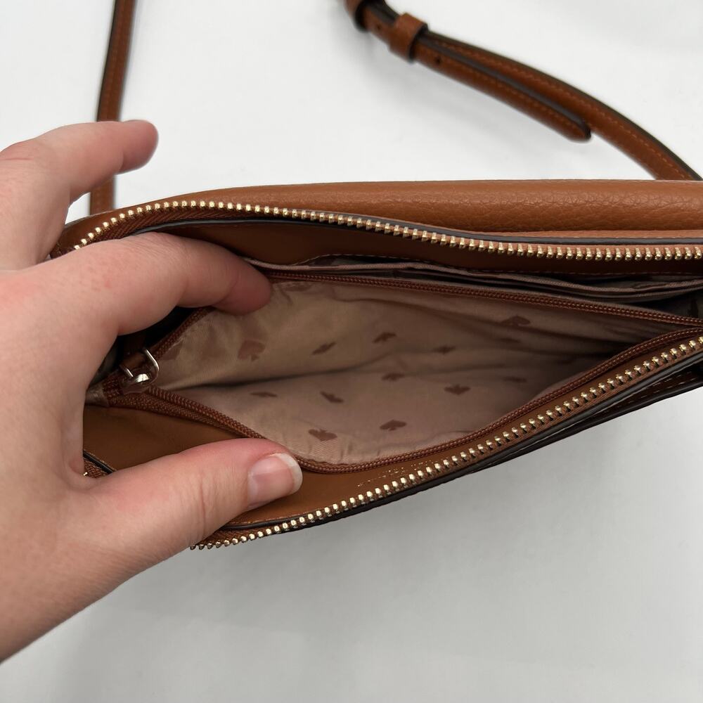 Kate Spade Leila Pebbled Leather Small Crossbody Bag - Picture 7 of 8